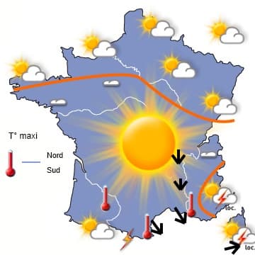 Week-end mitigé au nord, avant une semaine prochaine partout estivale 