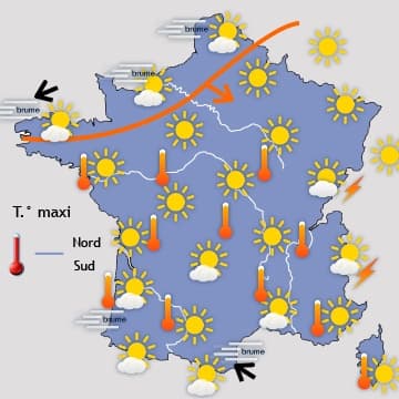 Début de semaine très chaud, avant une évolution