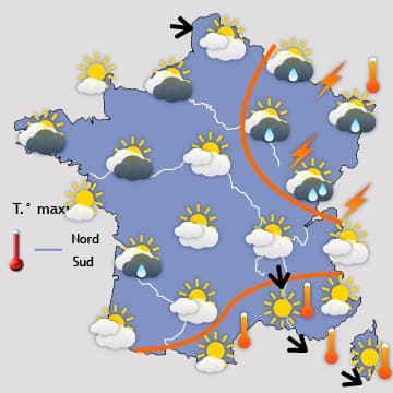 Le temps reste globalement estival jusqu'à la fin du mois 