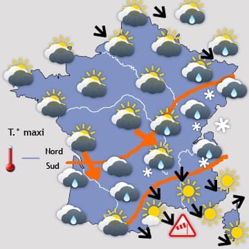 Calme jusqu'à mercredi 