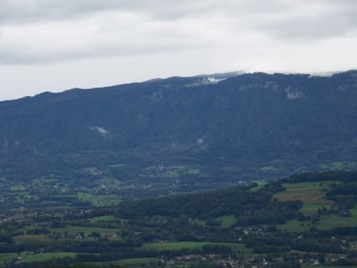 Première neige sur le Semnoz