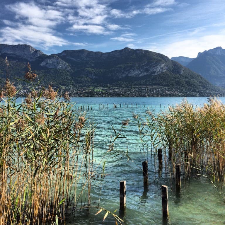 En déambulant le long du lac 