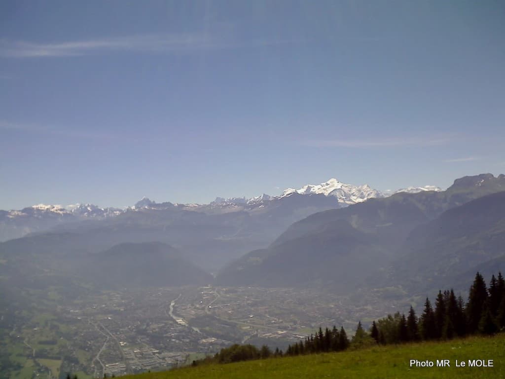  le MONT BLANC et la Vallée de l'Arve