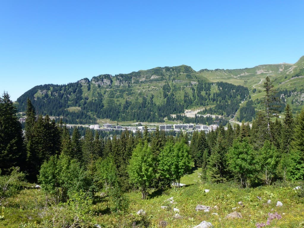 Vue sur la station