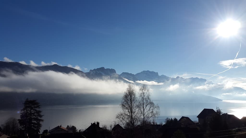 Belle matinée d'hiver sur le Lac