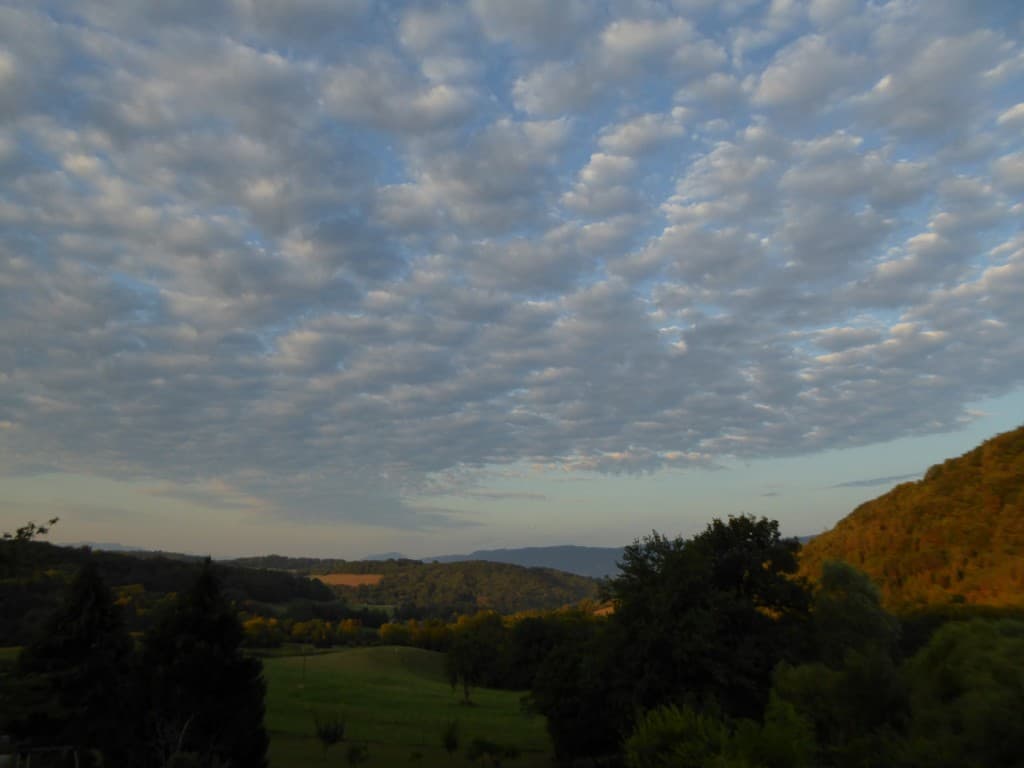 Ciel de fraîcheur matinale