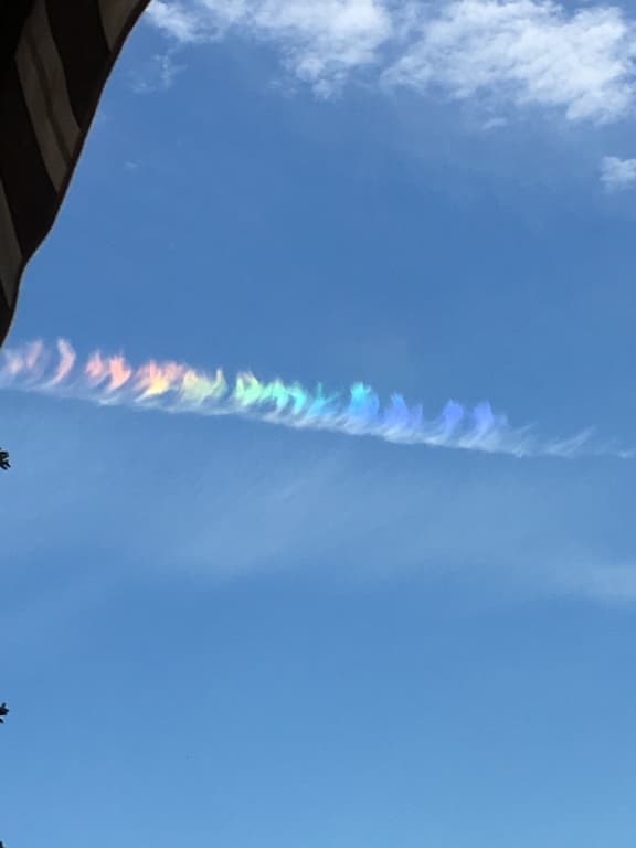 Nuage irisé