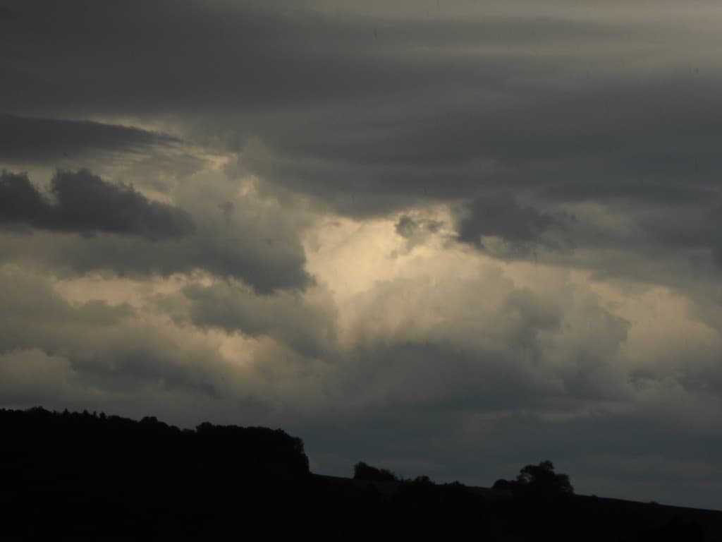 Pendant l'orage...