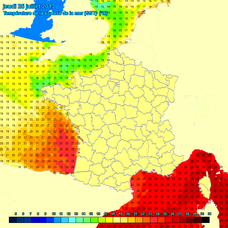Image d'illustration pour Météo des plages (Manche - Atlantique - Méditerranée)
