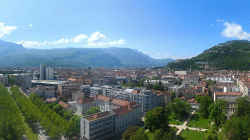 Vue Grenoble depuis l'hotel de ville