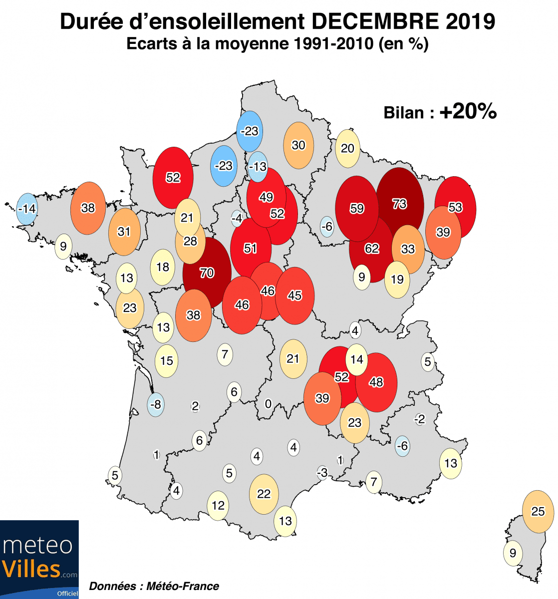 Image d'illustration pour Bilan de décembre 2019 : pluvieux mais particulièrement doux
