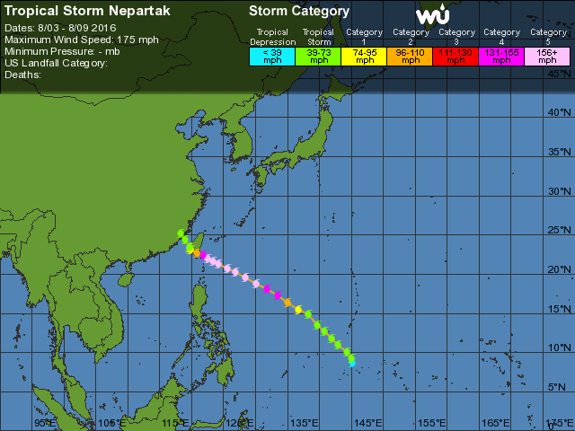 Image d'illustration pour Taïwan frappé par le typhon Nepartak